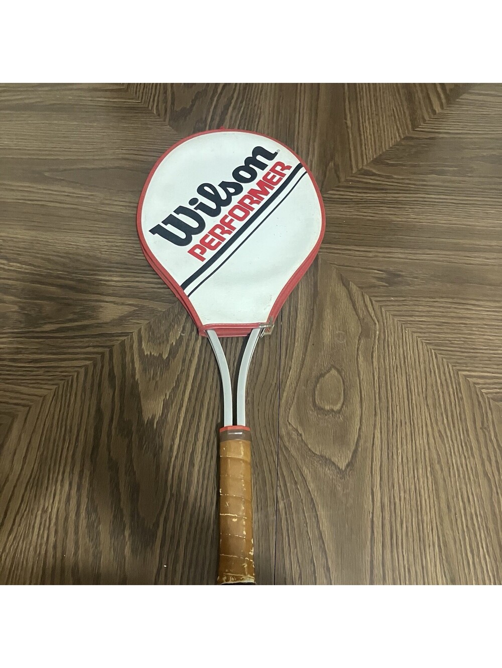 Vintage Wilson Performer Racket~ 4 3/8 L, with Cover